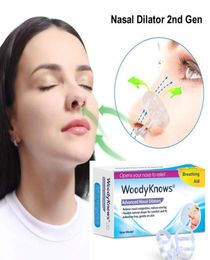Strip anti-ronflement bandes de ronflement Arrêtez le nez respirée des dilatateurs nasaux congestion Aide Easy Sleep Tape1702461