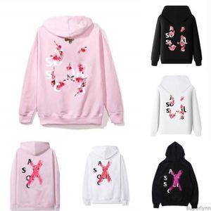 Anti Socials Hoody USA Trendy Clubs Shirt Bloemen Cross Circle Patroon Mode Street chic Asocials Swearshirt High Street Jumper Capuchon Xzqw