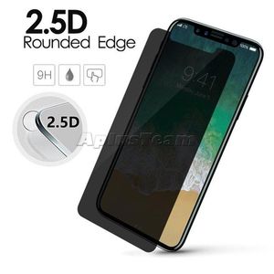 Protecteur d'écran de téléphone en verre trempé de confidentialité anti-espion pour iPhone 13 12 mini 11 Pro XR XS max 6 7 8 Plus Vente en gros de film anti-peep