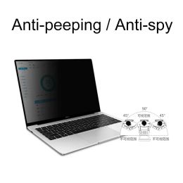Protecteur d'écran anti-Pypy pour ordinateur portable 13 14 15,6 16 17 "Huawei MateBook D14 D15 X Pro 14.2 Filtre de confidentialité anti-PET anti-PEP