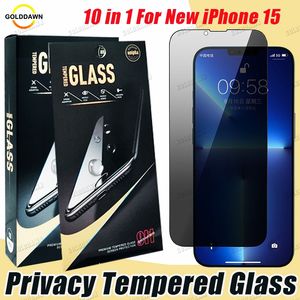 Anti-Spy Gehard Glas Voor iPhone 15 14 Plus 13 12 Mini 11 Pro XS MAX XR X 8 7 6s Plus Privacy Screen Protector