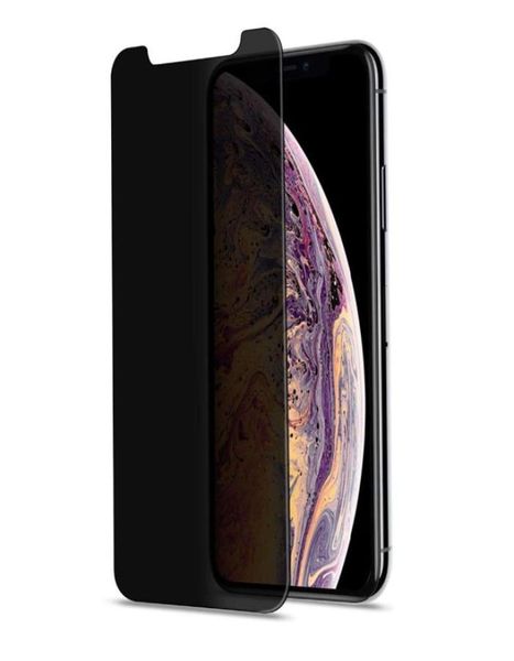 Protecteur d'écran Anti-espion, en verre trempé, pour iPhone X XR XS 12 11 Pro Max 8 7 6 Plus 5, Film de Protection 6876177