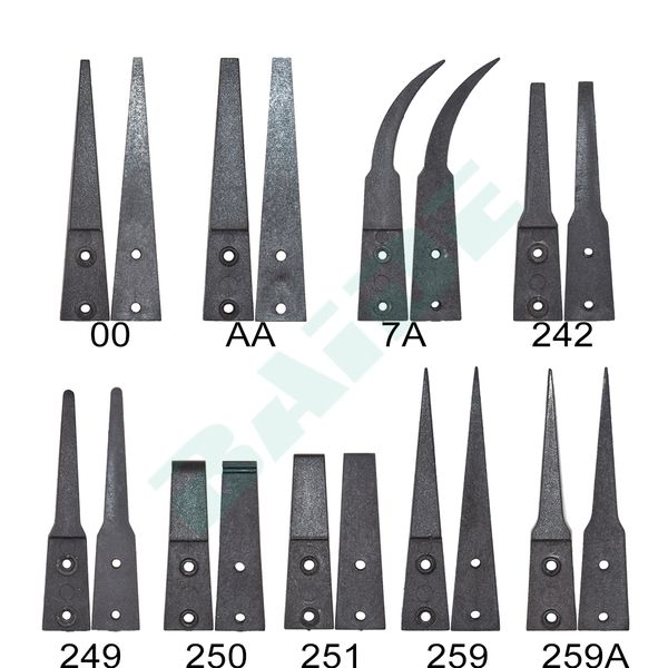 Pince à épiler antistatique tête en plastique de remplacementESD-00,AA,7A,242,249,250,251,259,259A Pince de précision pince à pince 500set