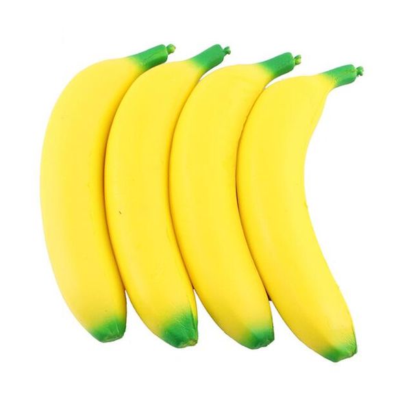 Jouets banane Anti-stress Squishy, jouet à presser les fruits Jumbo à montée lente, anti-Stress amusant, réduit la pression, jouet de décompression