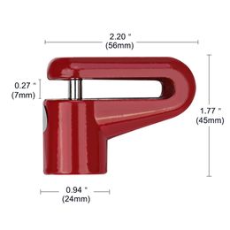 Verrouin du rotor de frein à disque anti-vol pour scooter vélo moto safetylock pour la sécurité du vélo de moto scooter 146 # #