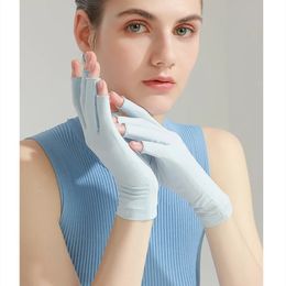 Anti UV Gel Shield Handschoen UV Vingerloze Manicure Nail Art LED Lamp Nagels Droger Handbescherming Nagel Handschoenen240102