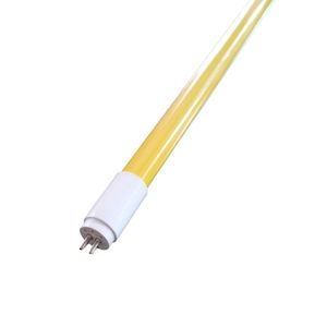 Tubos LED anti UV T5 luces seguras amarillas 3 pies 2 pies 1 pies AC85-265V G5 2 PINES ENDROS BLUBS 600 mm 900 mm 300 mm 27000k lámparas sin protección ultravioleta iluminación de exposición 110V 220V