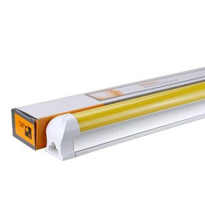 Anti UV T8 LED-buizen gele veilige lichten 120 cm 4ft 18W AC85-265V 4 voet voet geïntegreerde blubs 1200 mm 2700k lampen geen ultraviolet bescherming blootstelling verlichting uit China