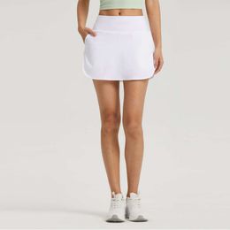 Anti UV Women Sun Proof Upf 50+ Tennis Golf Mini jupe gym yoga fiess Wear avec poches robe 2 en 1 morceau de sportswear