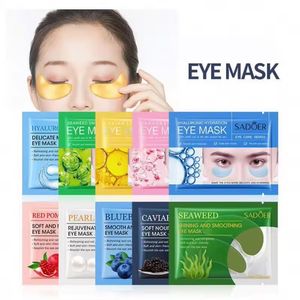 Anti Wrinkle Mask Collagen Hirba Hidratante de hierba Patches de ojo blanqueadoras para bolsas para los ojos Fuelgadores de ojos secos Círculo oscuro e hinchazón