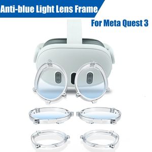 Cadre d'objectif lumineux antiblue pour Meta Quest 3 VR Magnetic Glass Eyeglass Lenses Protection 240424