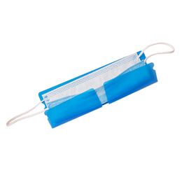 Antipoussière Bouche Masques Clips Pliez Type Effacer Jetable Masque Boîte De Rangement En Plastique Protéger Respirateur Titulaire Conteneur Couleur Pure DH9400