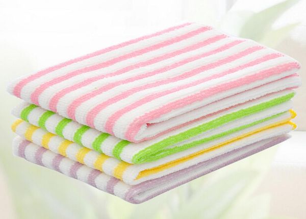 Antigreasy multi-couleurs magie bambou lavage à lavage de lavage de nettoyage de tampon à tampons de coussinet.