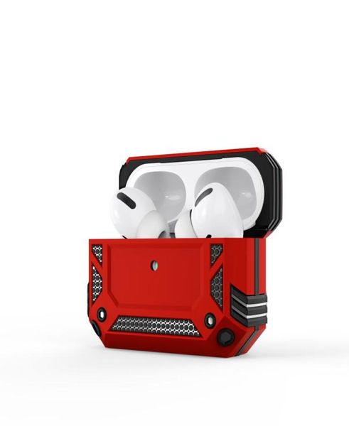 AntiKnock Military Armor Étui de protection complet rigide Accessoires pour écouteurs pour Airpods Pro Airpods1 et 2 générations sans fil Earph1945556