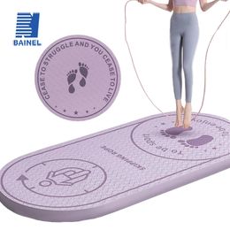 Tapis de corde à sauter antibruit exercice Absorption des chocs Yoga planche haute densité Sports de gymnastique en plein air TPE sauter pour Fitness 240113