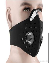 Masque antipollution facial réglable pour entraînement sportif, masque de cyclisme PM25, masque de course activé Ca GM2S1537891