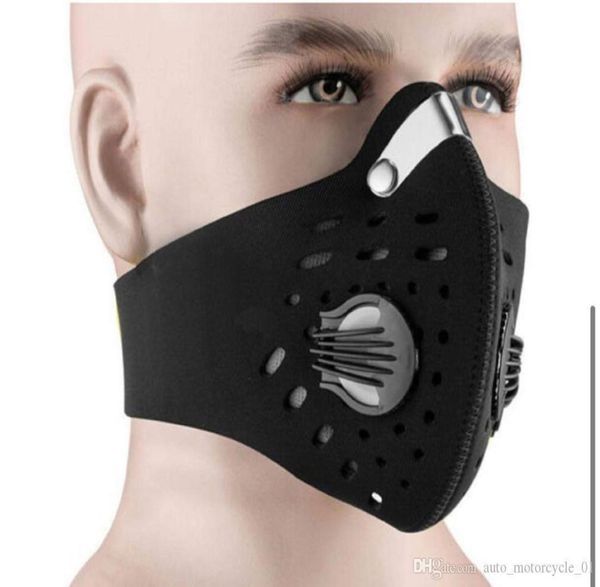 Antipollution Face A réglable Masque cycliste à vélo sport PM25 Masque de course activé CA GM2S9477233