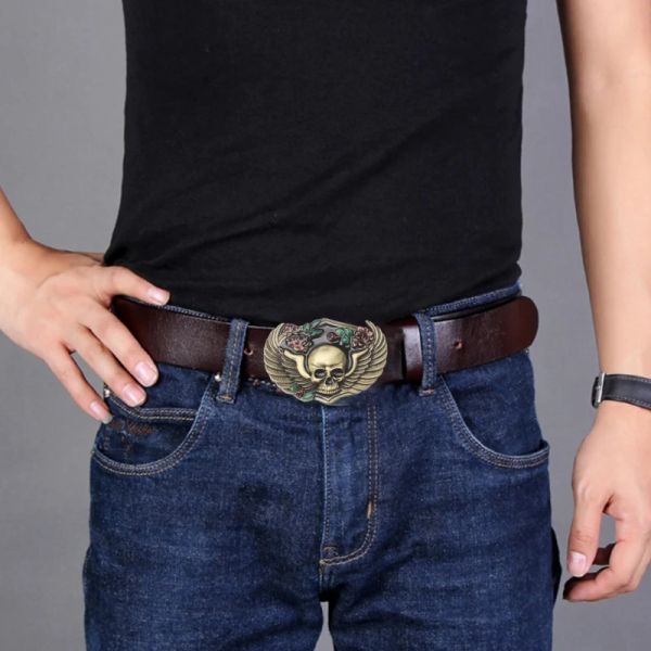 Ceinture antique boucle de boucle de remplacement de boucle de boucle de boucle pour les hommes d'ornement des hommes