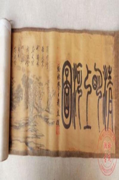 Colección antigua del antiguo río chino Qingming0123458571191