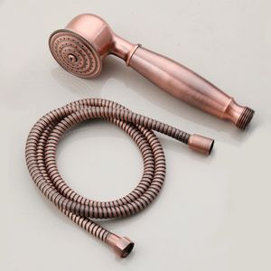 Antique rouge Copper Water Sauveture de douche Téléphone Téléphone Salle de douche Hand Tenhi