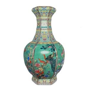 Antieke Koninklijke Chinese Porseleinen Vaas Decoratieve Bloem Voor Bruiloft Decoratie Pot Jingdezhen Kerstcadeau 231227