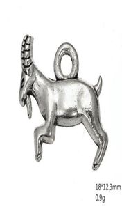 Antiek verzilverde Billy Goat Steenbok Charms DIY natuur sieraden maken voor armband of ketting3056385
