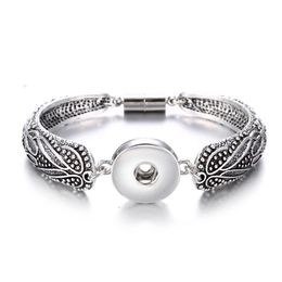 Antieke zilveren noosa snap knop sieraden chunk armbanden armband gesneden ontwerpen DIY sieraden ambachten accessoires 10 stijlen mix