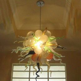 Antieke kleine schattige hanglamp handgeblazen glas bubble kroonluchter living eetkamer lampen led licht bron home decor binnenverlichting 20 bij 24 inches