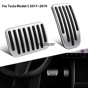 Coussinets antidérapants pour pédales, couvercles en alliage d'aluminium compatibles avec le modèle Tesla, accessoires de couvercle d'accélérateur de frein