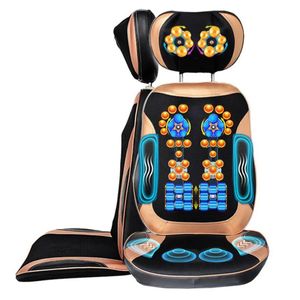 Antistress Full Body Electric Massage Cushion Heat Neck Back Cervica Shiatsu Massage Stoel Comprimeert Trillingen Kneading Massager