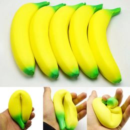 Antistress Squishy Banana Toys Rising Rising Jumbo Fruit Prop Touet Stress Drun Stress Rendre la pression Prop Prop 240522