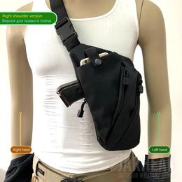 Antidiefstal Tas Borst Jacht Multifunctionele Verborgen Tactische Opslag Gun Holster Heren Links Rechts Nylon Schouder 240127