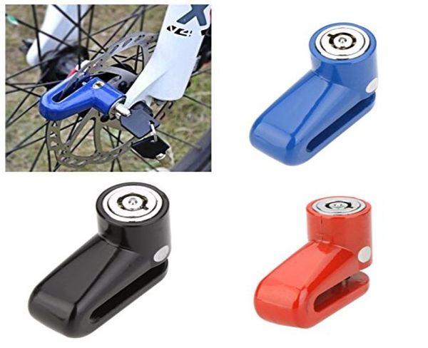 Cerradura antirrobo para bicicleta y motocicleta, bloqueo de acero para bicicleta de montaña y carretera, Rotor de ciclismo, freno de disco, bloqueo de rueda 1715201