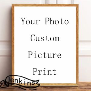 Elke PO Custom Personalized Poster Art Canvas schilderen Moderne muurfoto's voor woonkamer slaapkamer Home Decor 220614