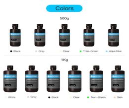 AnyCubic 405nm UV -hars voor 3D -printer voor Ponpon S UV -gevoelige hars Basic 500G1kg Liquid Bottle 3D Printing Material6847018
