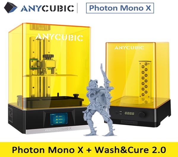Anycubic Pon Mono x UV Resin Imprimante 89 pouces 4K Monochrome LCD 8X APPLIAGE APPÉRIENCE RÉMOTÉE COMPORTIQUE SLA 3D Impresora6491746