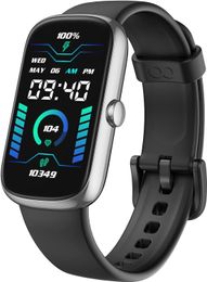 AnyLoop Fitness Tracker Watch met hartslag Blood Oxygen Sleep Monitor, IP68 waterdichte slimme horloges, stappencalorietelleractiviteitstrackers en smartwatches