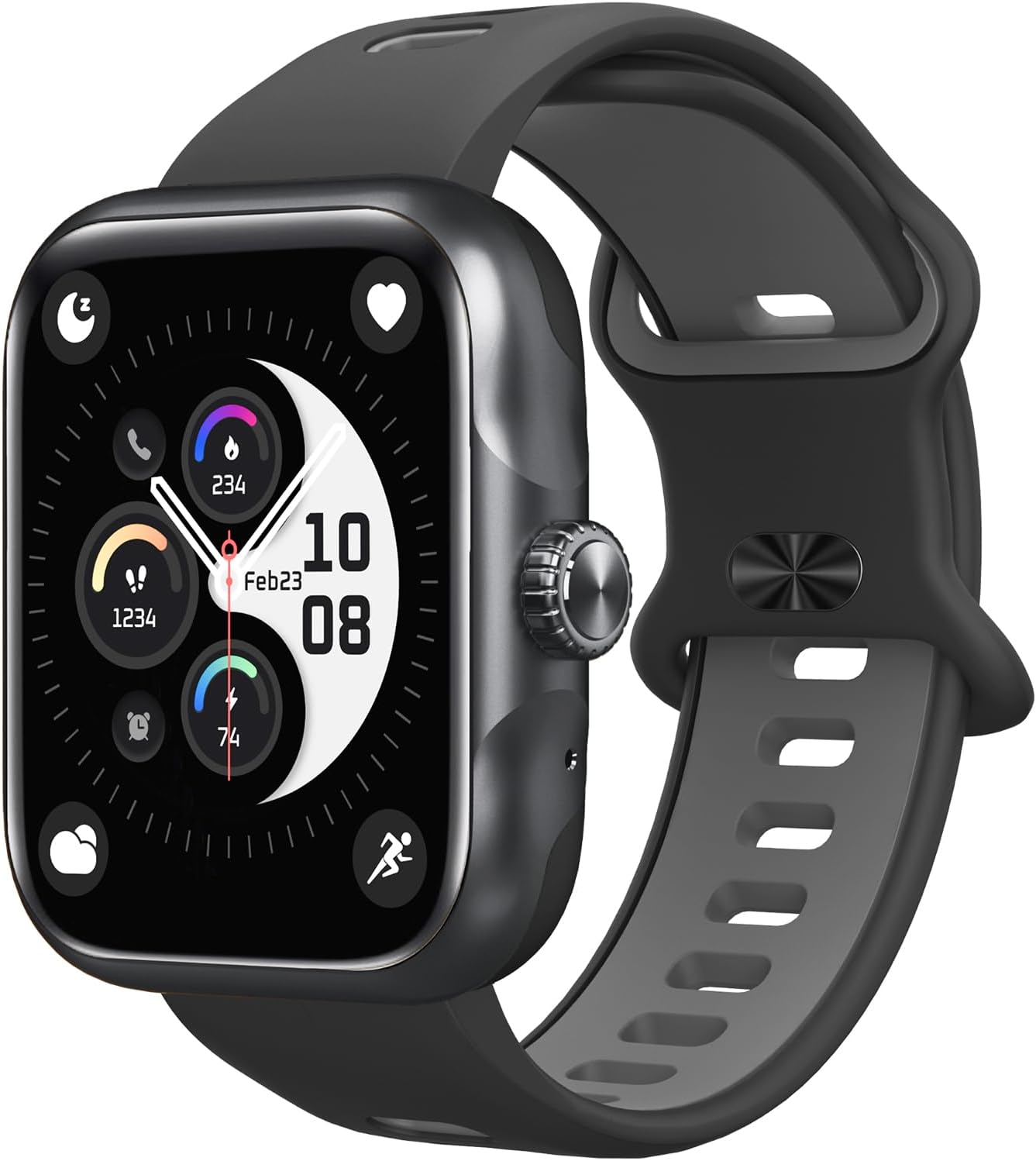 Anyloop Smart Watch Ultra Activity Tracker e Smartwatches, 1,78 '' AMOLED Display Fitness Tracker com 3ATM à prova d'água frequência cardíaca sono