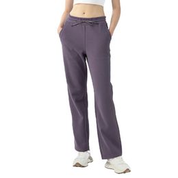Pantalon de sport en velours chaud et ample pour femmes, confortable et respectueux de la peau, pantalon de yoga polyvalent à la mode, AO-88
