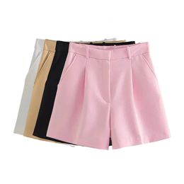 Aoaiiys Shorts pour femmes POCHETS SIDE FASHIL