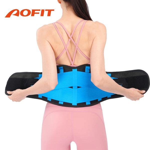 Aofit Sport Back Support Belt Orthopedic Corset for Men Women Women Lombar Protector Protector Spine Décompression Trainer 240411