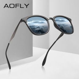 Aofly Diseño De Marca Mujeres Hombres Gafas De Sol Polarizadas Gafas Vintage Gafas De Sol De Conducción Templo De Aleación Gafas De Sol Masculino Af8120 C14890475