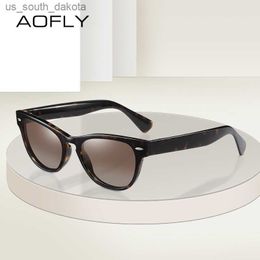 AOFLY Cat Eye lunettes de soleil polarisées femmes marque de luxe designer mode anti-éblouissement conduite hommes lunettes de soleil femme zonnebril dames L230523