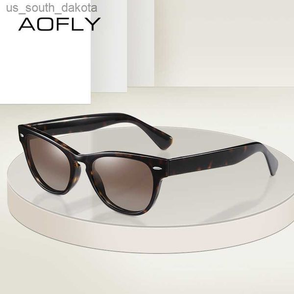 AOFLY Cat Eye Gafas de sol polarizadas Mujer Marca de lujo Diseñador Moda Antirreflejo Conducción Hombres Gafas de sol Mujer zonnebril dames L230523