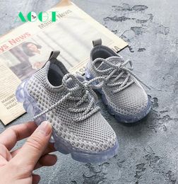 Aogt SpringAutomn Tricote Butting Tricoting Girl Girl Toddler Chaussures Infant Sneakers Fashion Soft confortable Chaussures bébé First Walkers Y24367490