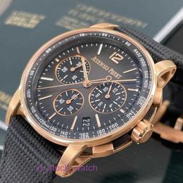 Aoipoi Watch Luxury Designer Code Series 26393or Rose Gold Black Plate Mens Fashion Leisure Business Sports Mechanical Timing Watch