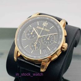 Aoipoi Watch Luxury Designer Code Series 26393or Rose Gold Black Mens Fashion Leisure Business Sports Mechanical Timing Watch