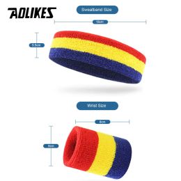 Aolikes Spirband Band Band Basketball Basketball Gym Sport Stretch Head Hair Band Zweetband Hoofd Elasticity Sweat Bands Sports Safety