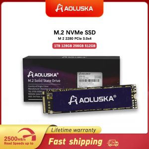 AOLUSKA M2 NVME SSD 1TB 512 Go Solid State Drive 128 Go 256 Go Disque dur M.2 2280 PCIE HDD interne 240 Go pour le bureau d'ordinateur portable PC