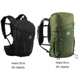 Aonijie C9110 20L C9111 30L Unisex Multipurpose wandel Backpack Daypack Reistas voor trekking klimmende bergbeklimmen 240411